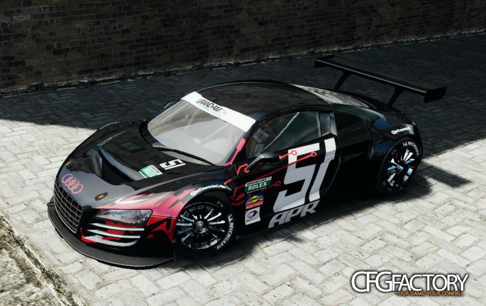 2013 Audi R8 Grand Am APR Motorsport Paintjob
