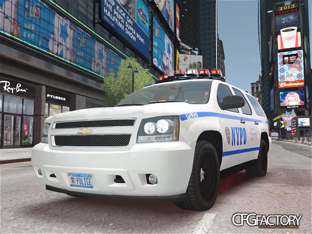 2007 NYPD Chevrolet Tahoe [ELS] Paintjob