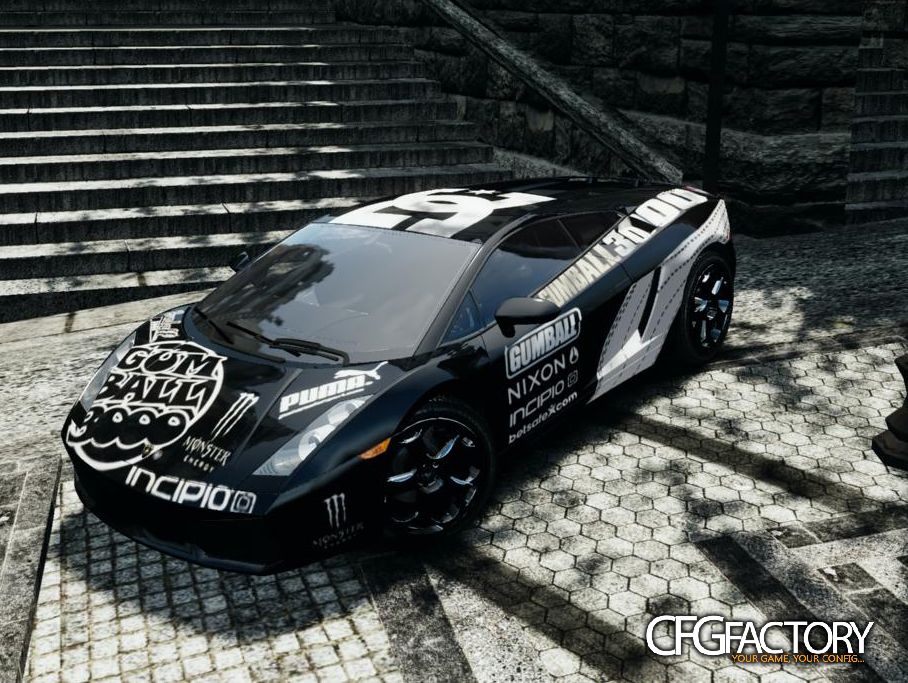 2005 Lamborghini Gallardo gumball 3000 paintjob