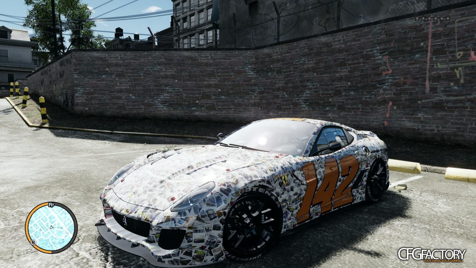 2010 Ferrari F599xx gumball 3000 142 paintjob