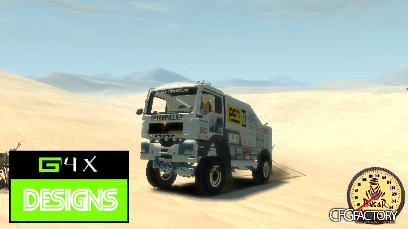 GINAF Dakar Race Truck Livery