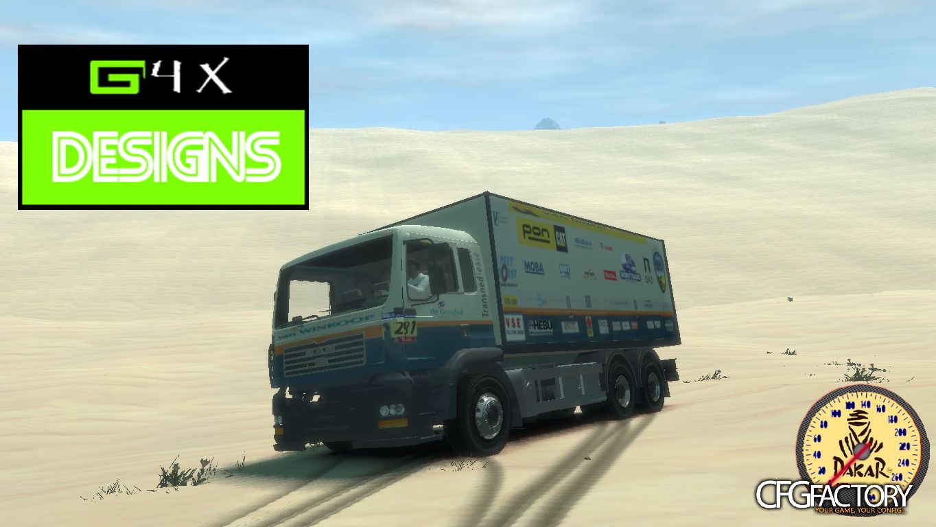 GINAF Dakar Service Truck Livery