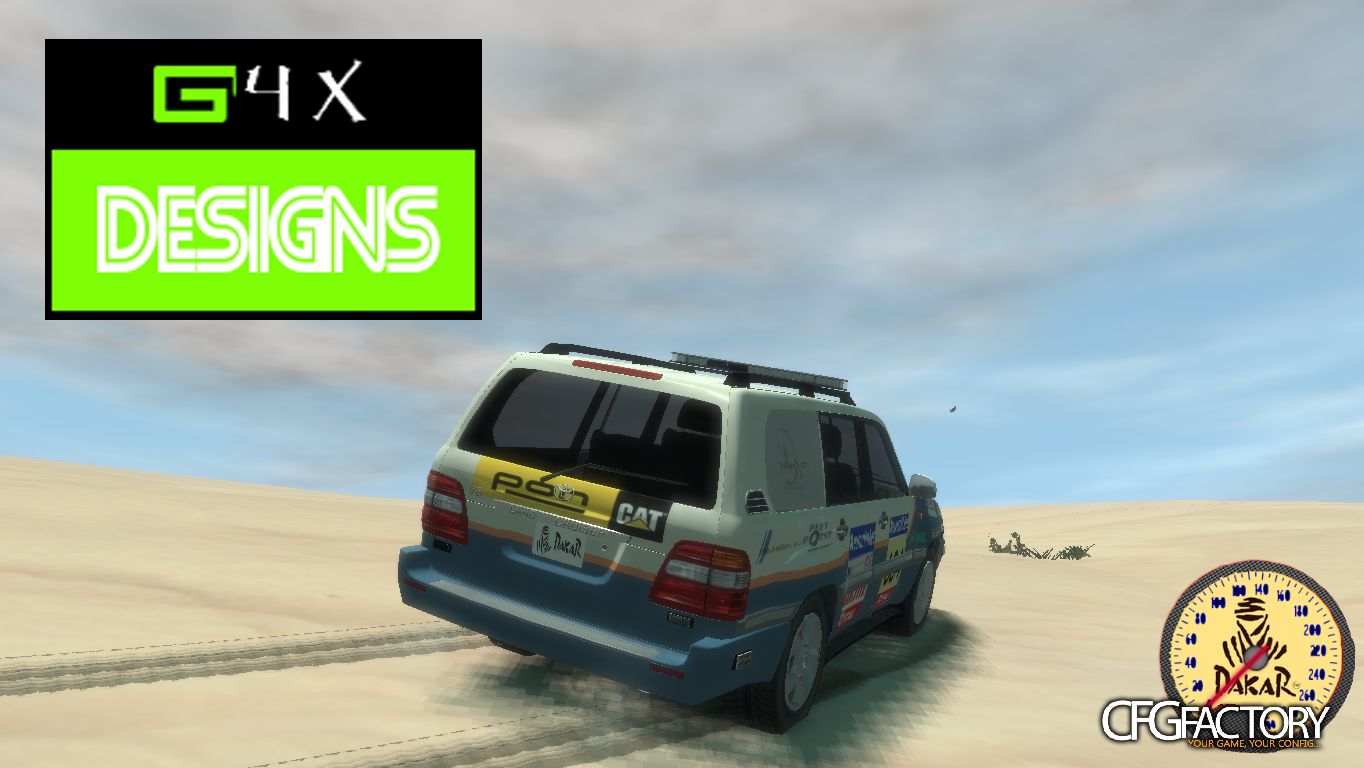 GINAF Dakar Service Car Livery