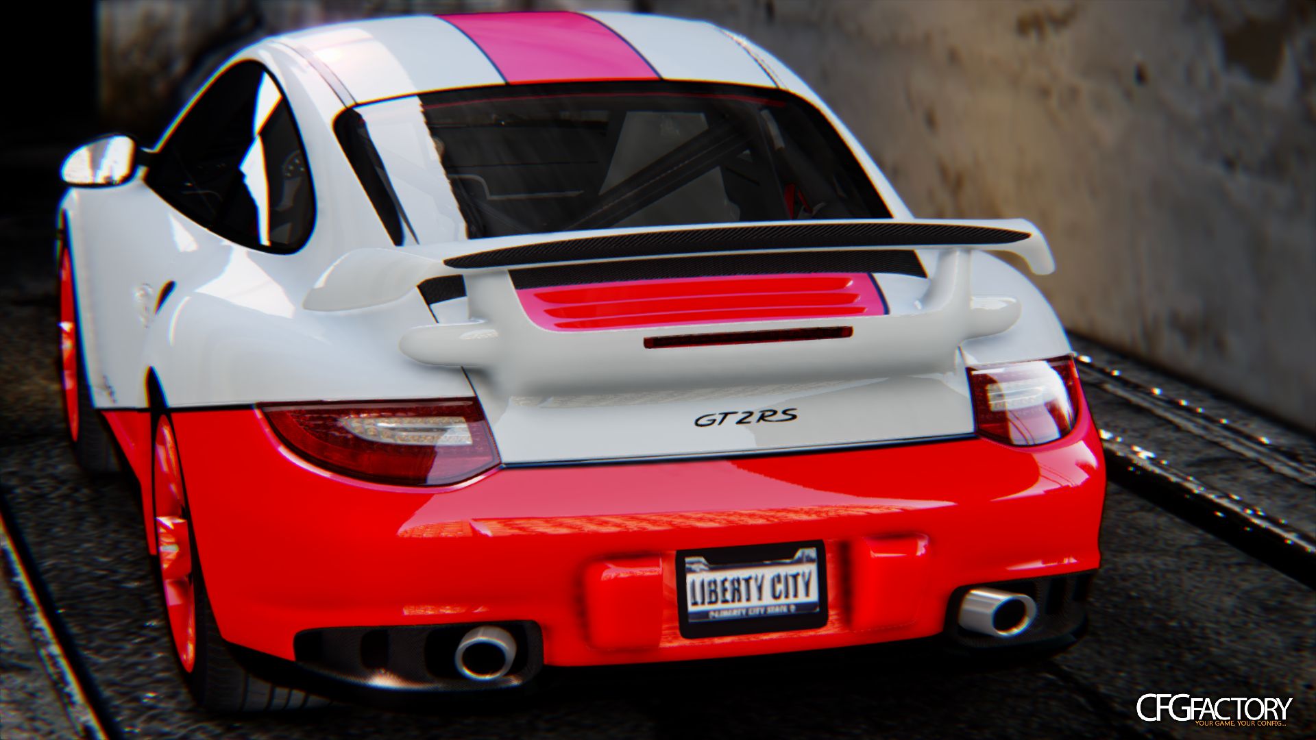 2012 Porsche 911 GT2 RS Red Paintjob