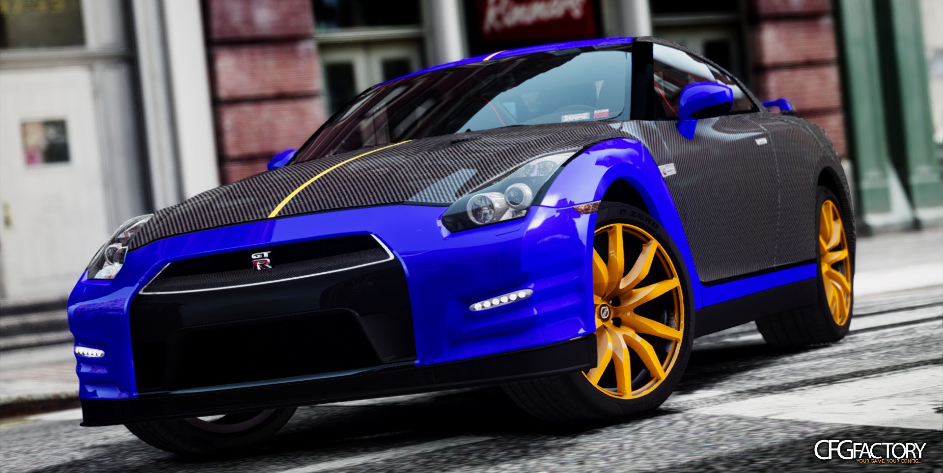 Nissan GT-R Black C.77 Paintjob