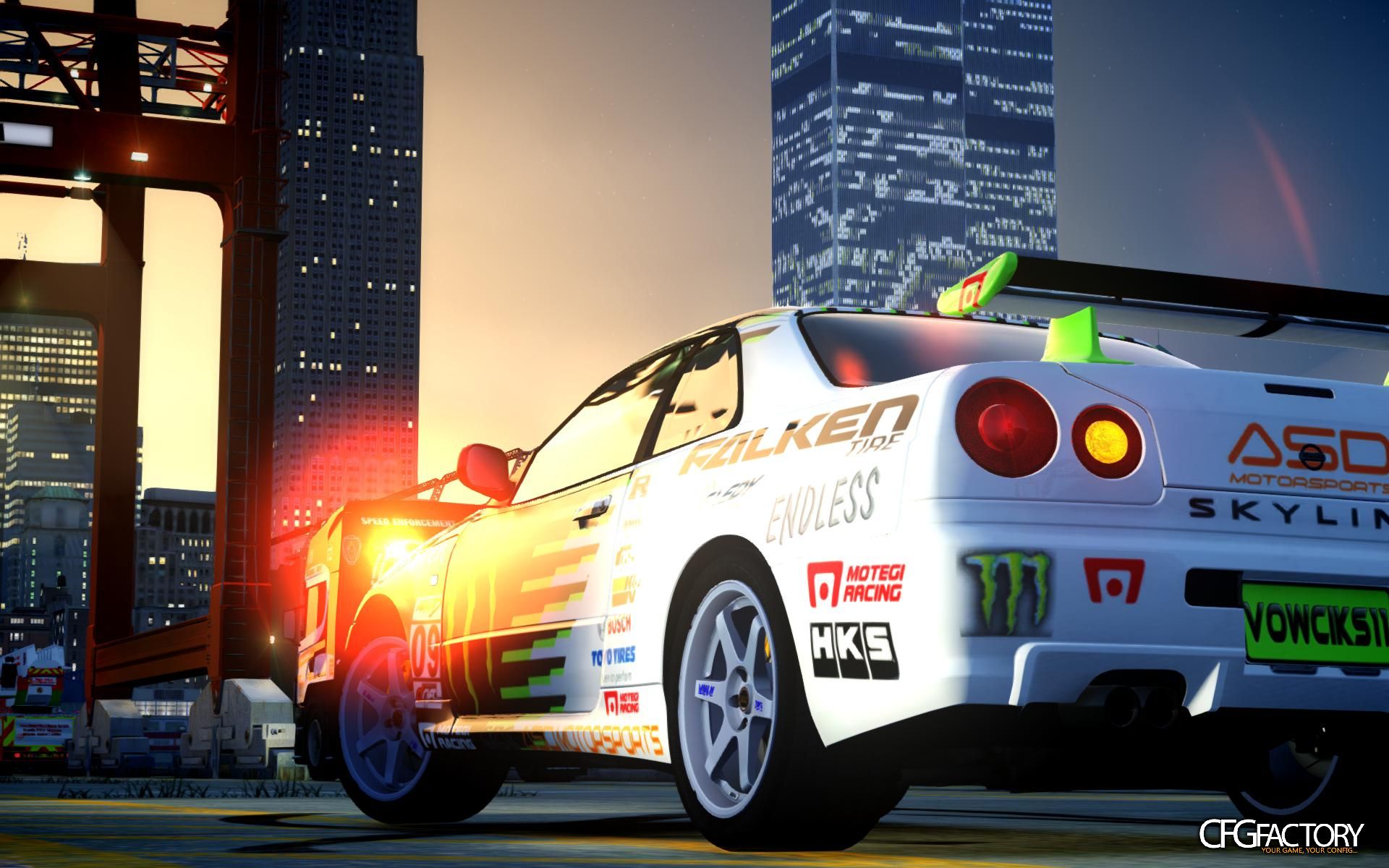 Nissan SkyLine R34 GT-R Monster Skin