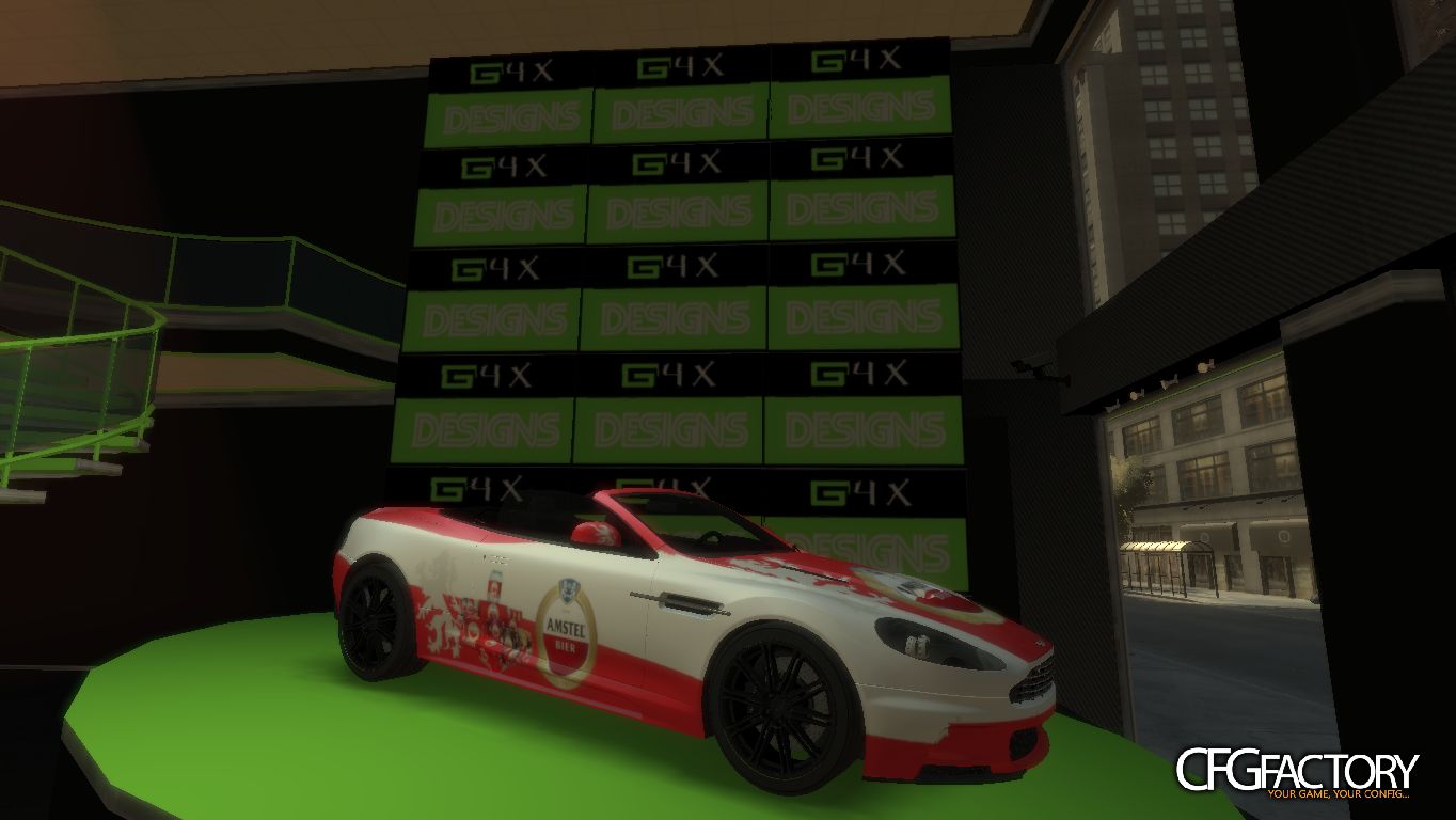 Aston Martin Amstel Beer Paintjob