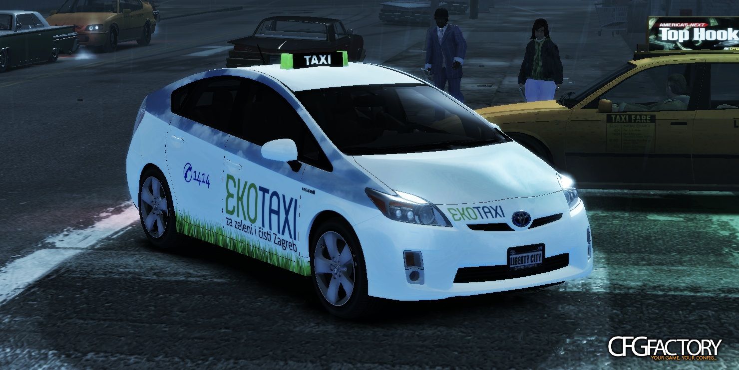 Toyota Prius EKO TAXI (Hrvatski taxi) Skin