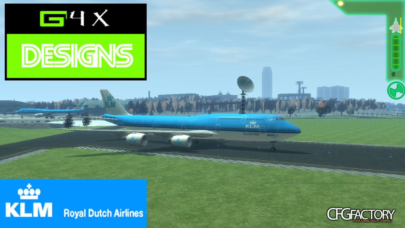 KLM 747 Livery