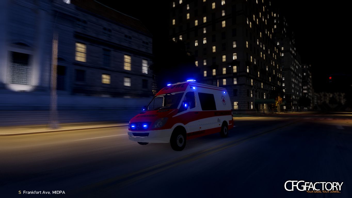GTA 4 Mercedes Sprinter [DRK] Ambulance [Krankenwa