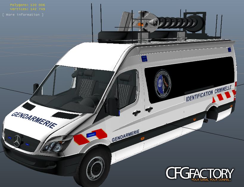 Mercedes Sprinter-Identification Criminelle