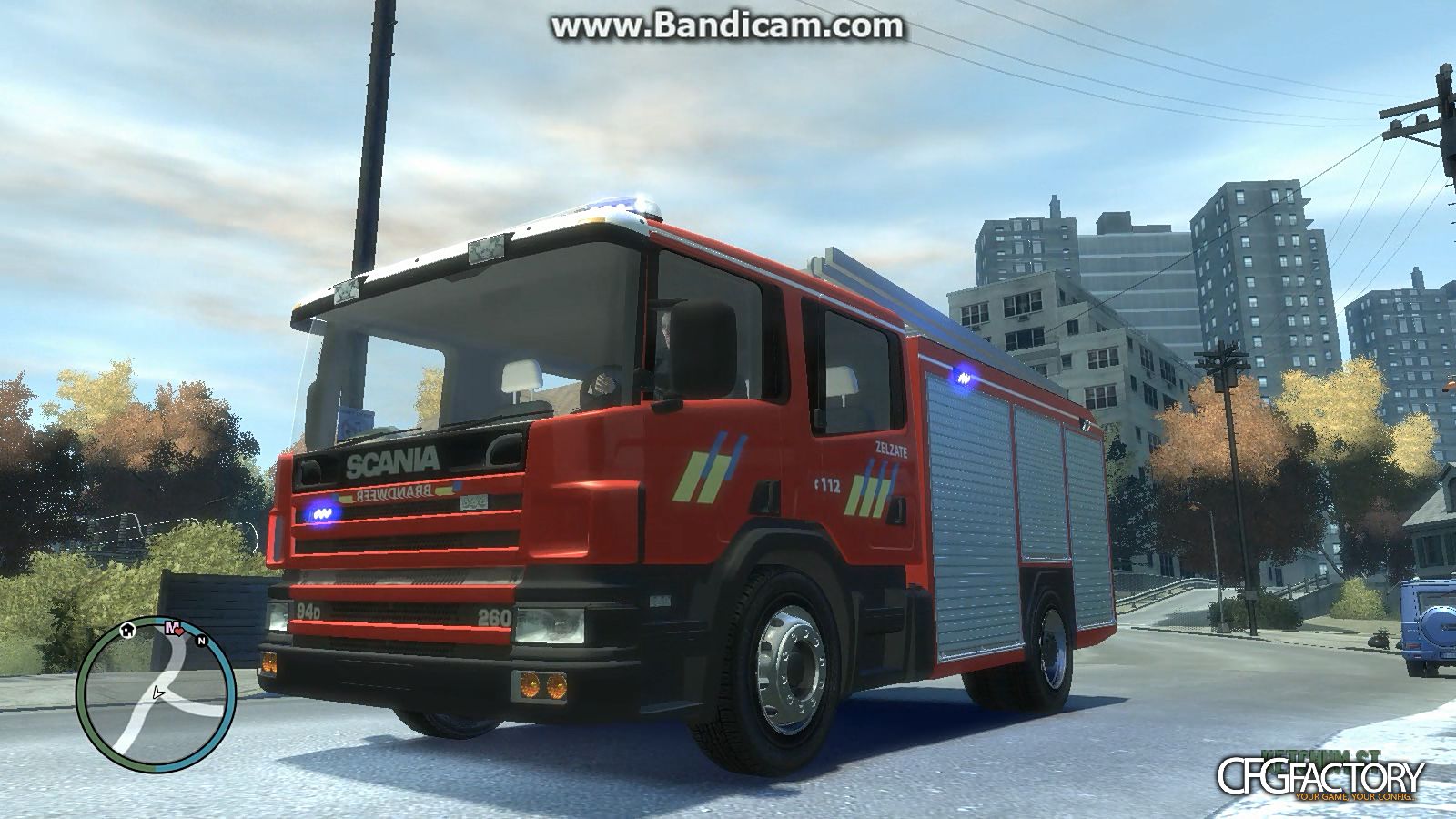 Belgian Firetruk SCANIA 94D - Brandweer Belgi&Atil