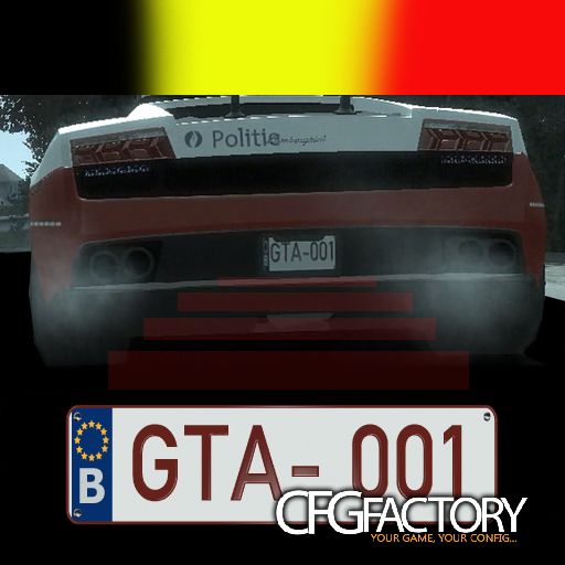 Belgian Vehshare Plate - Nummerplaat BelgiÃ