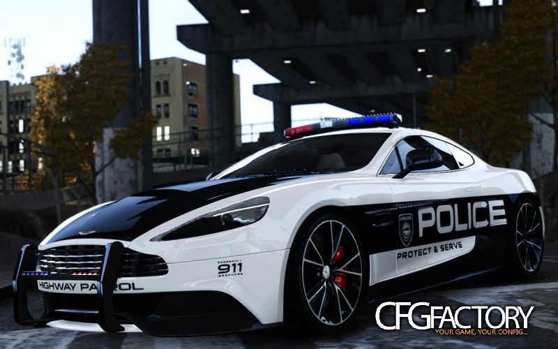 2013 Aston Martin Vanquish Police car Painting