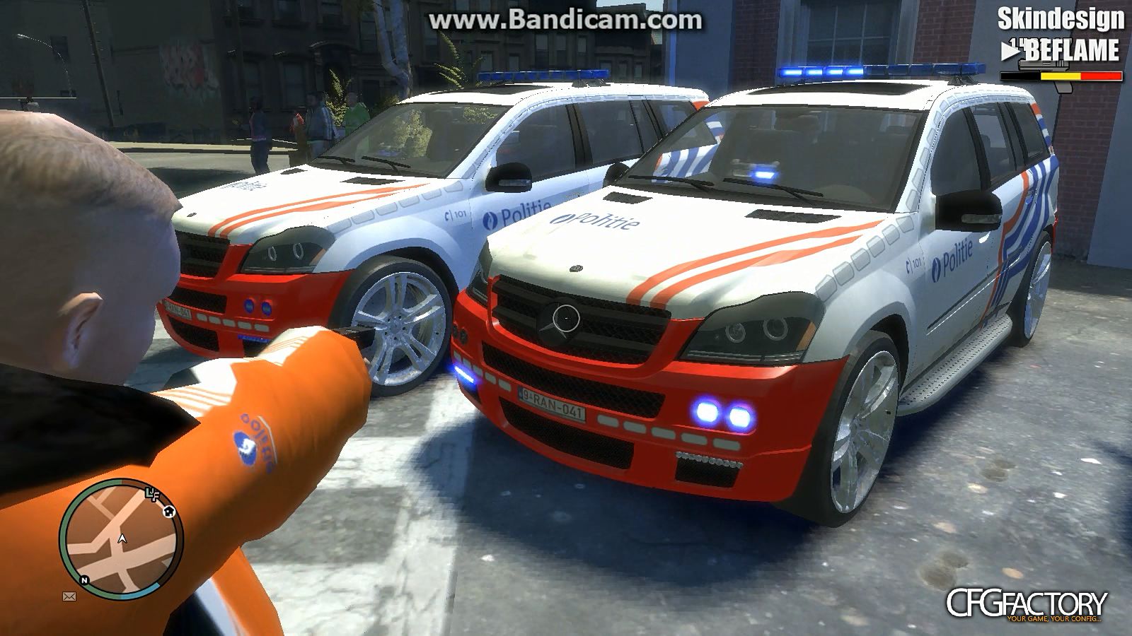 Belgian Police GTA4 NL-FR Mercedes-Benz GL Brabus