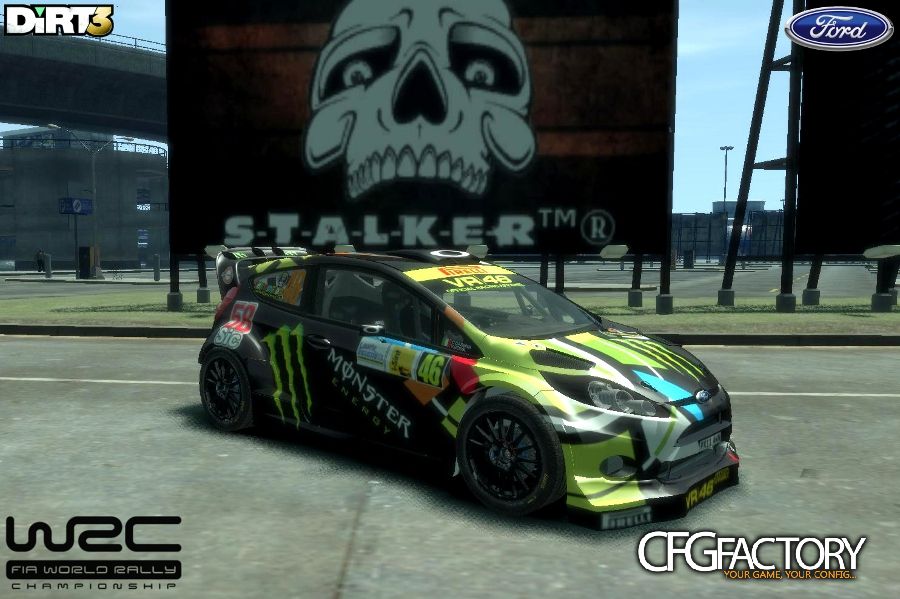 Ford Fiesta Monza Rally Show V Rossi Paintjob
