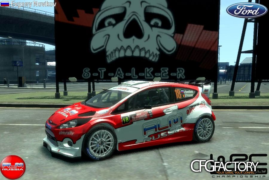 Team ALM Russia Ford Fiesta RS WRC Paintjob