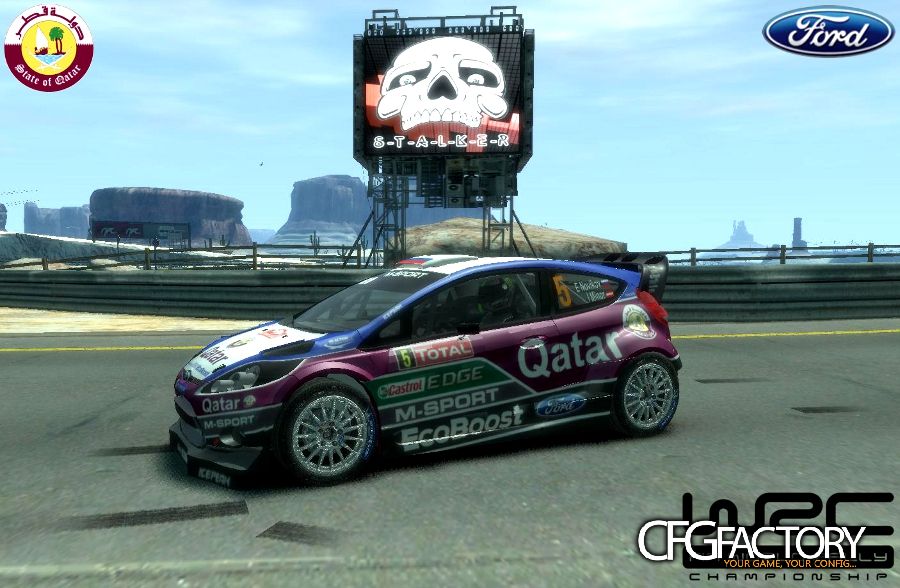 Ford Fiesta RS WRC Qatar Wrt Novikov 2013 Paintjob