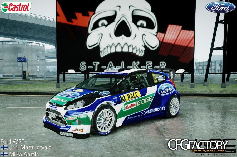 Ford Fiesta RS WRC Rally Team 3 paintjob