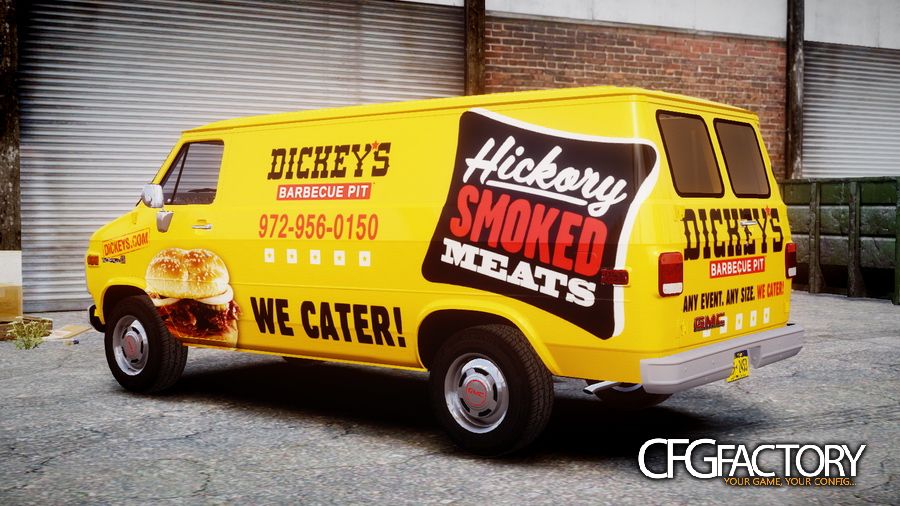 1983 GMC Vandura G-1500 "Dickey's Barbecue Pi