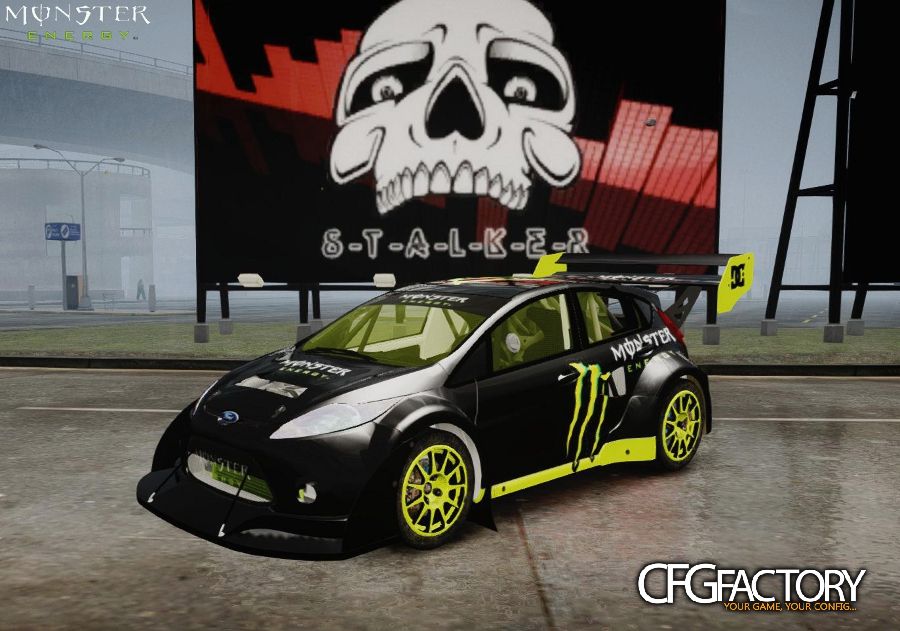 Custom Monster Paintjob Ford Fiesta