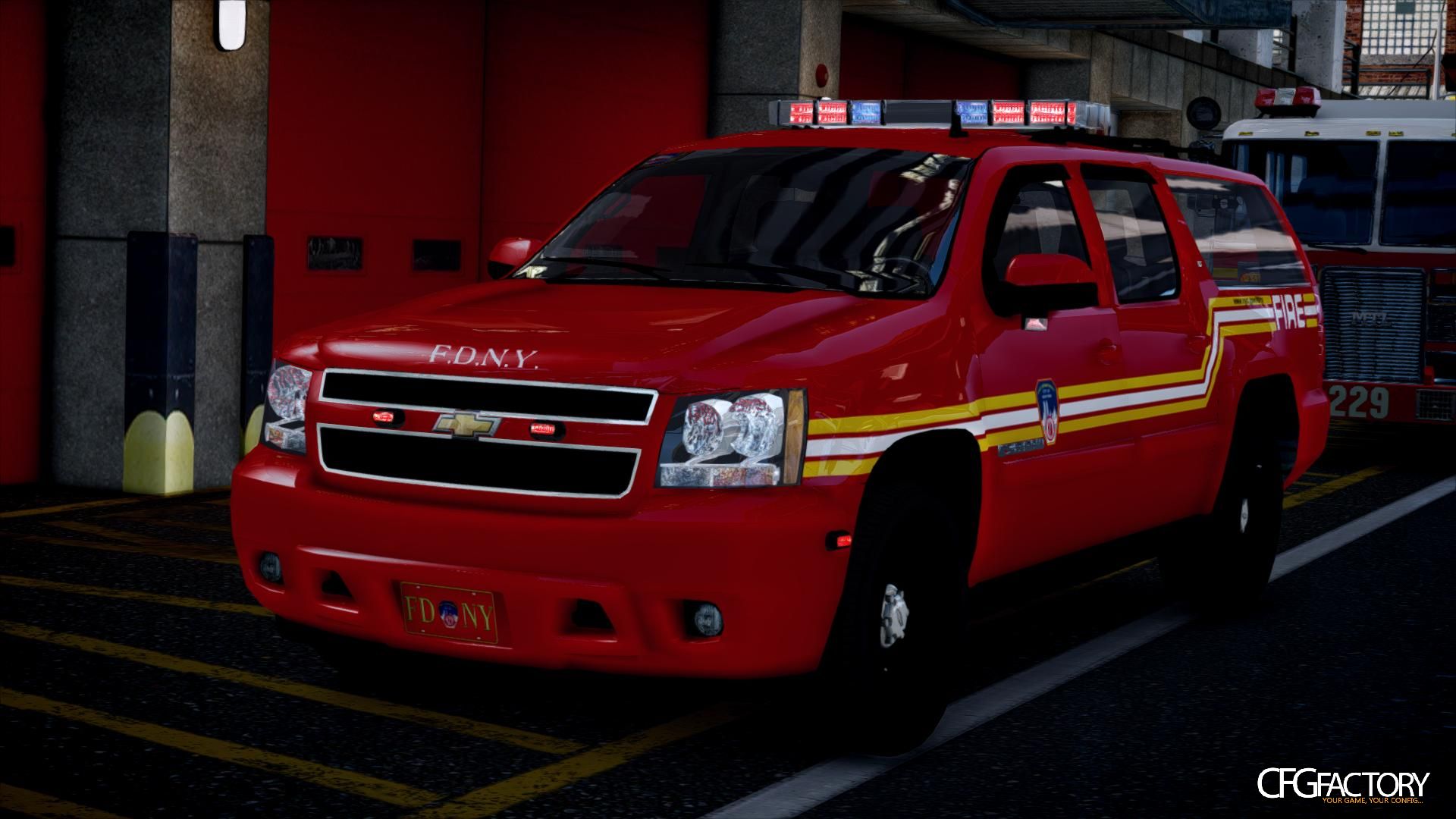 2010 Chevrolet Suburban FDNY Skin
