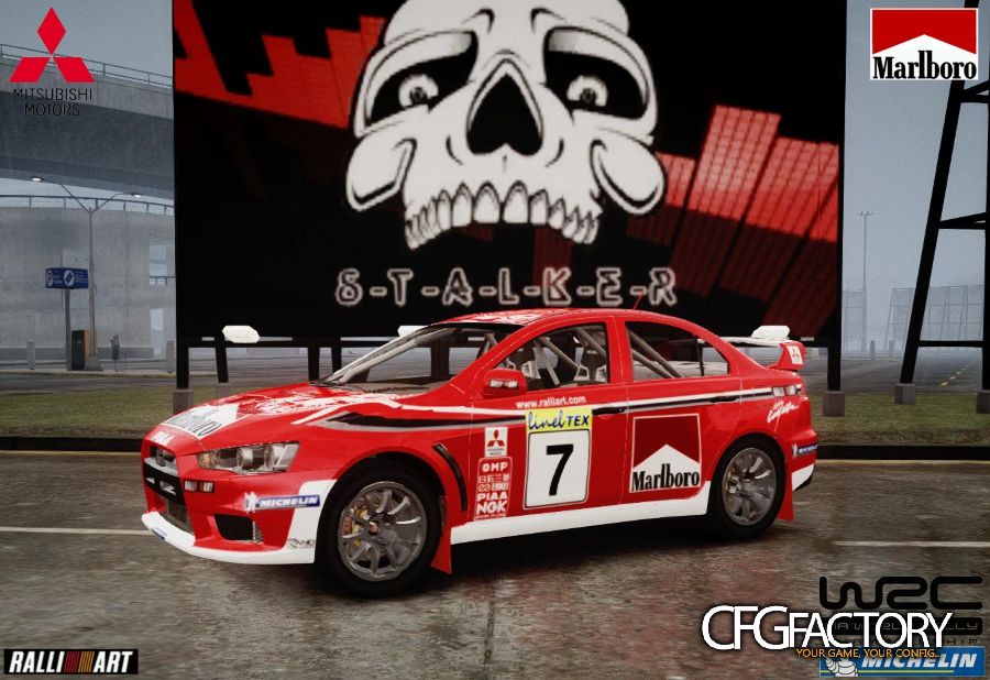 Extra Paintjobs For Mitsubishi Lancer Evo X Rally