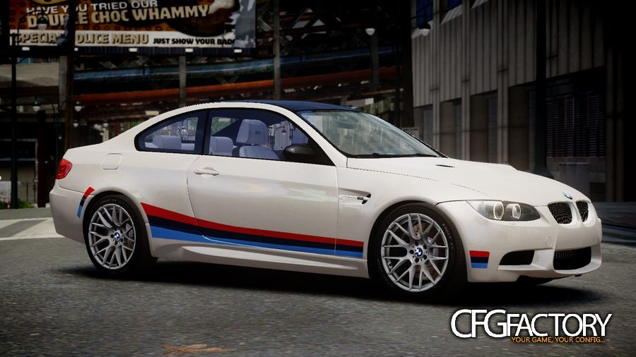 2012 BMW M3 E92 ZCP "M Stripes" Paintjob