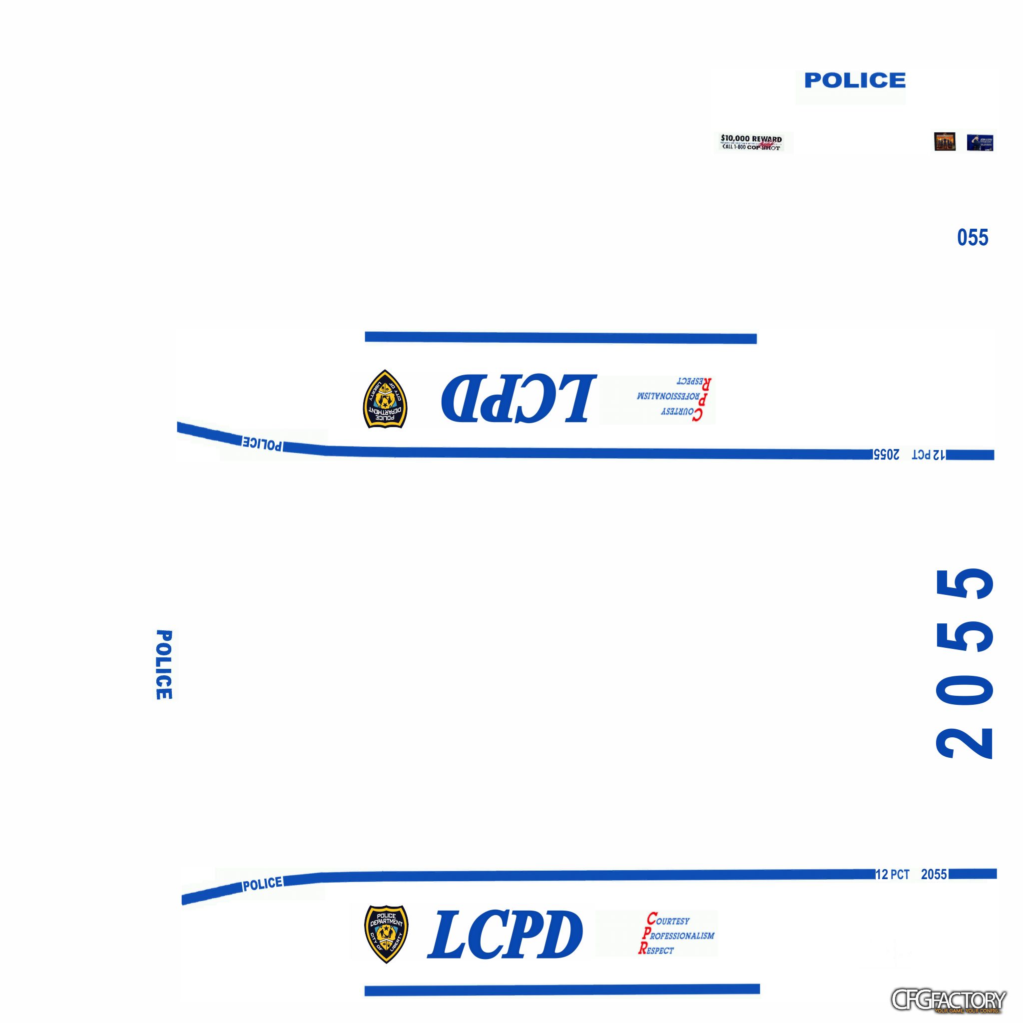 More Numbers for Charger 2011 LCPD-NOoSE