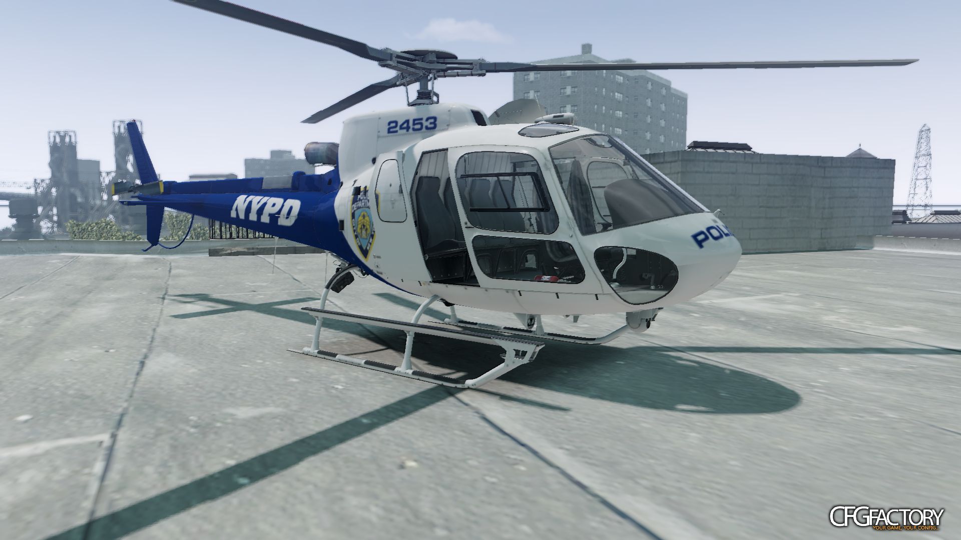 NYPD AS350 Ecureuil Texture
