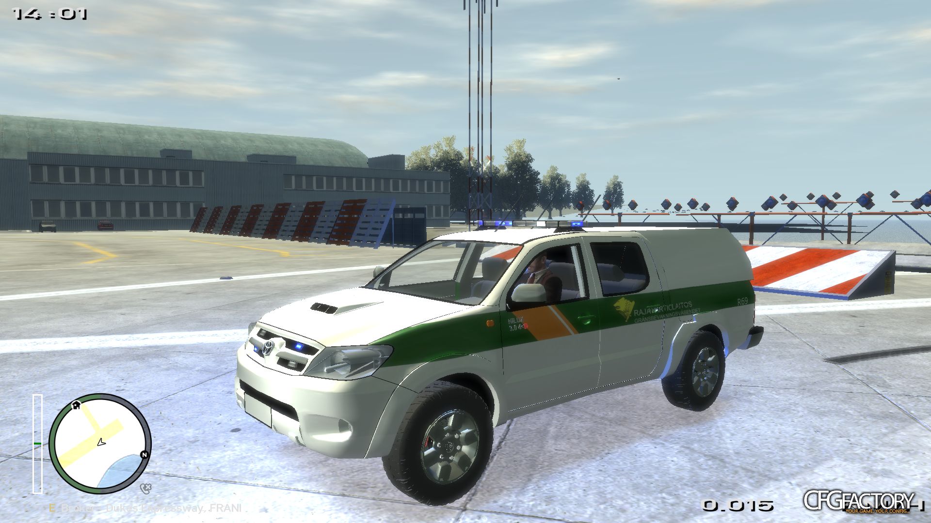 Finnish Border Patrol Toyota Hillux (Rajavartiolai