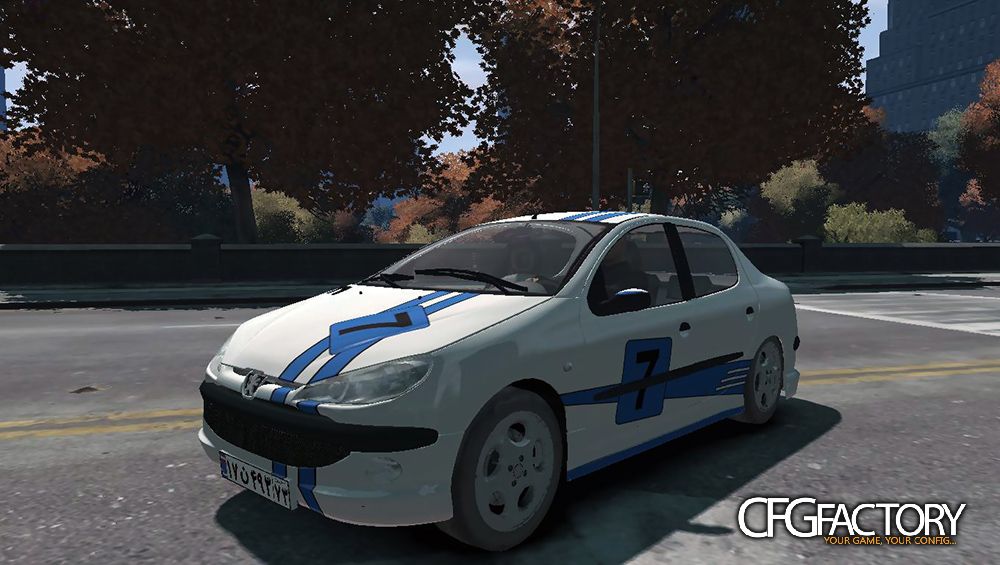 206 SD Blue Sport Nom7 PaintJob