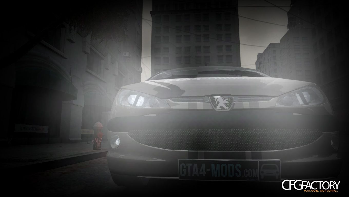 206 SD GTA4-MODS Paint Job & License Plate