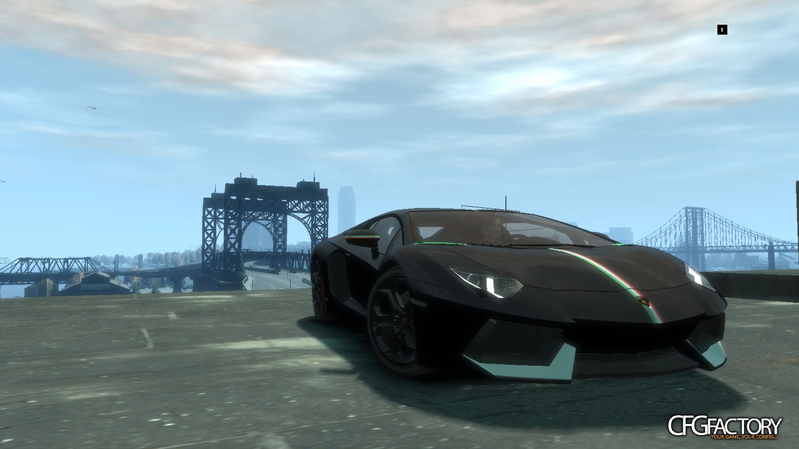 Lamborghini Aventador Tricolore Texture