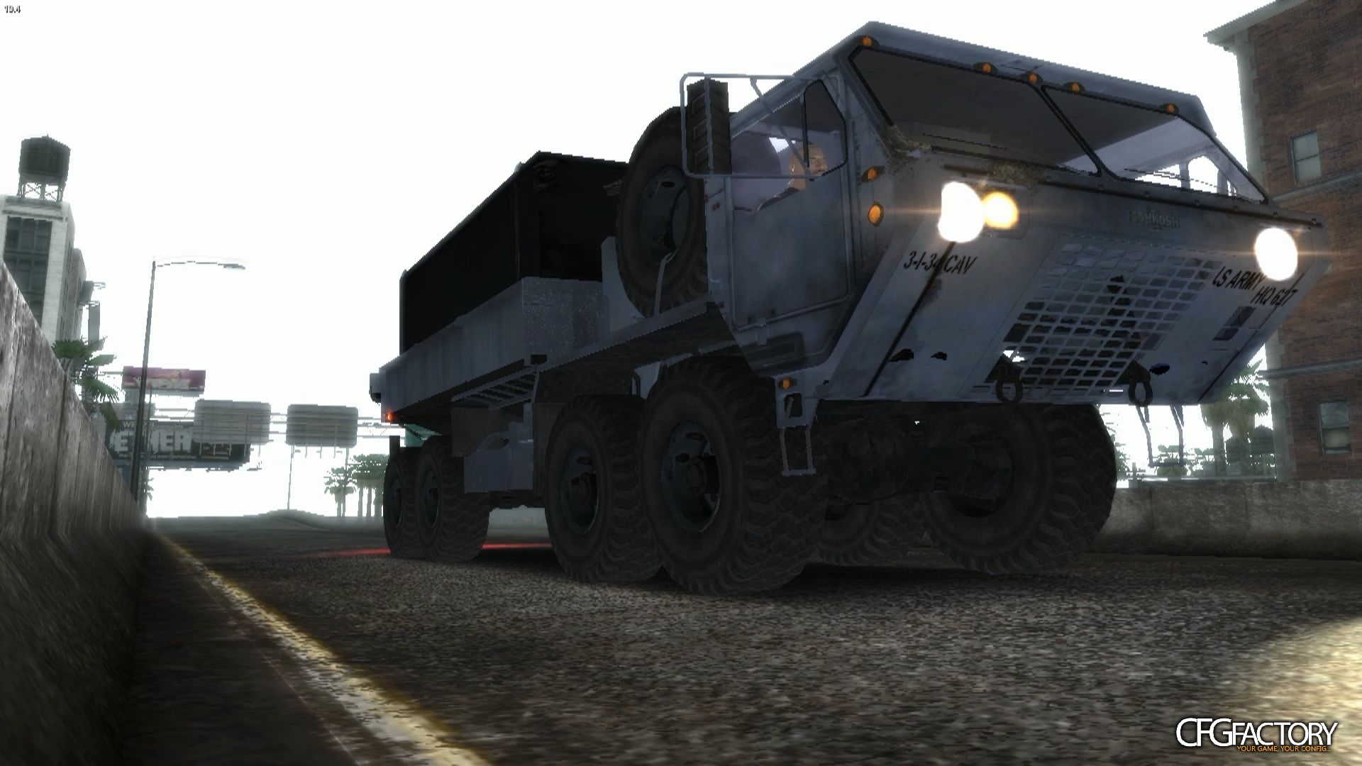 Dark Knight Rises HEMTT Truck Retextured