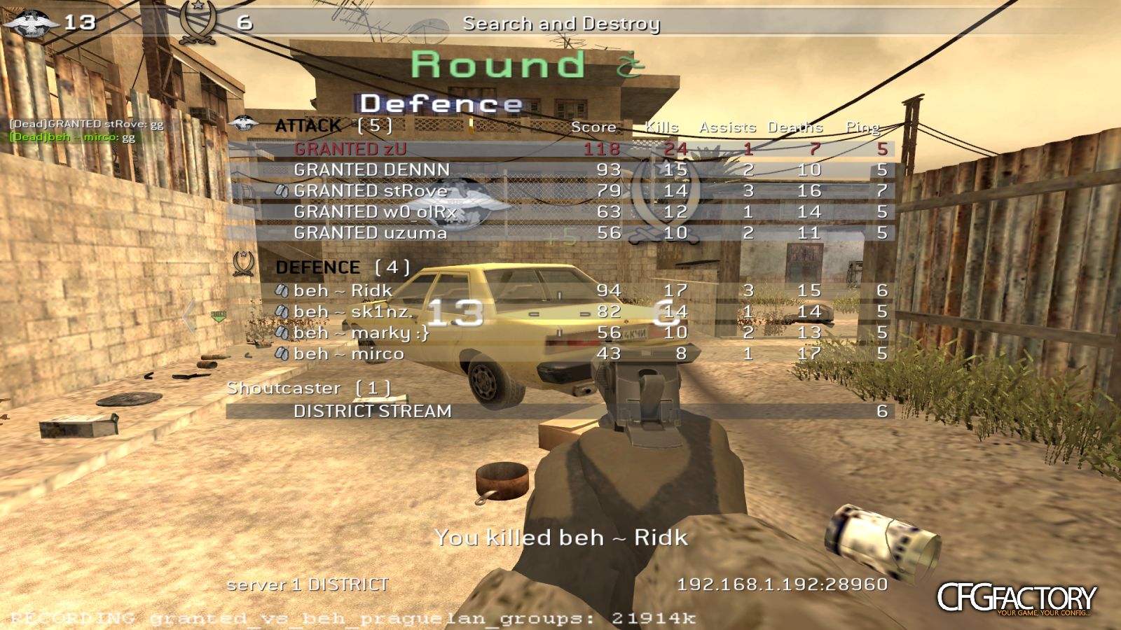 Granted CFG PACK