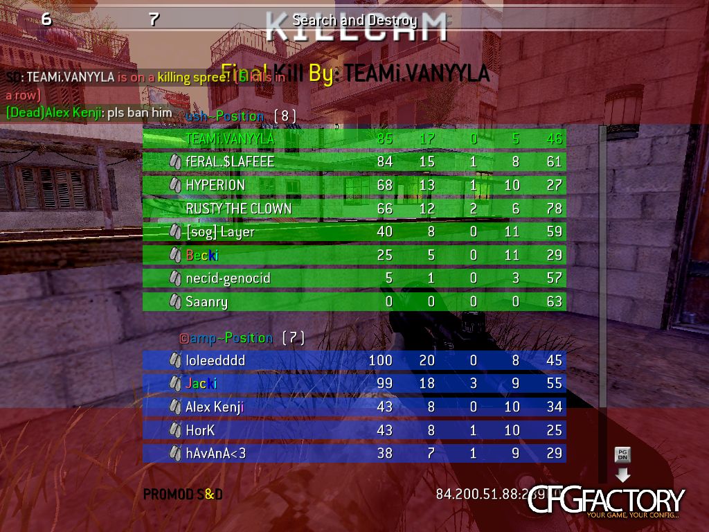 VANYYLA CFG