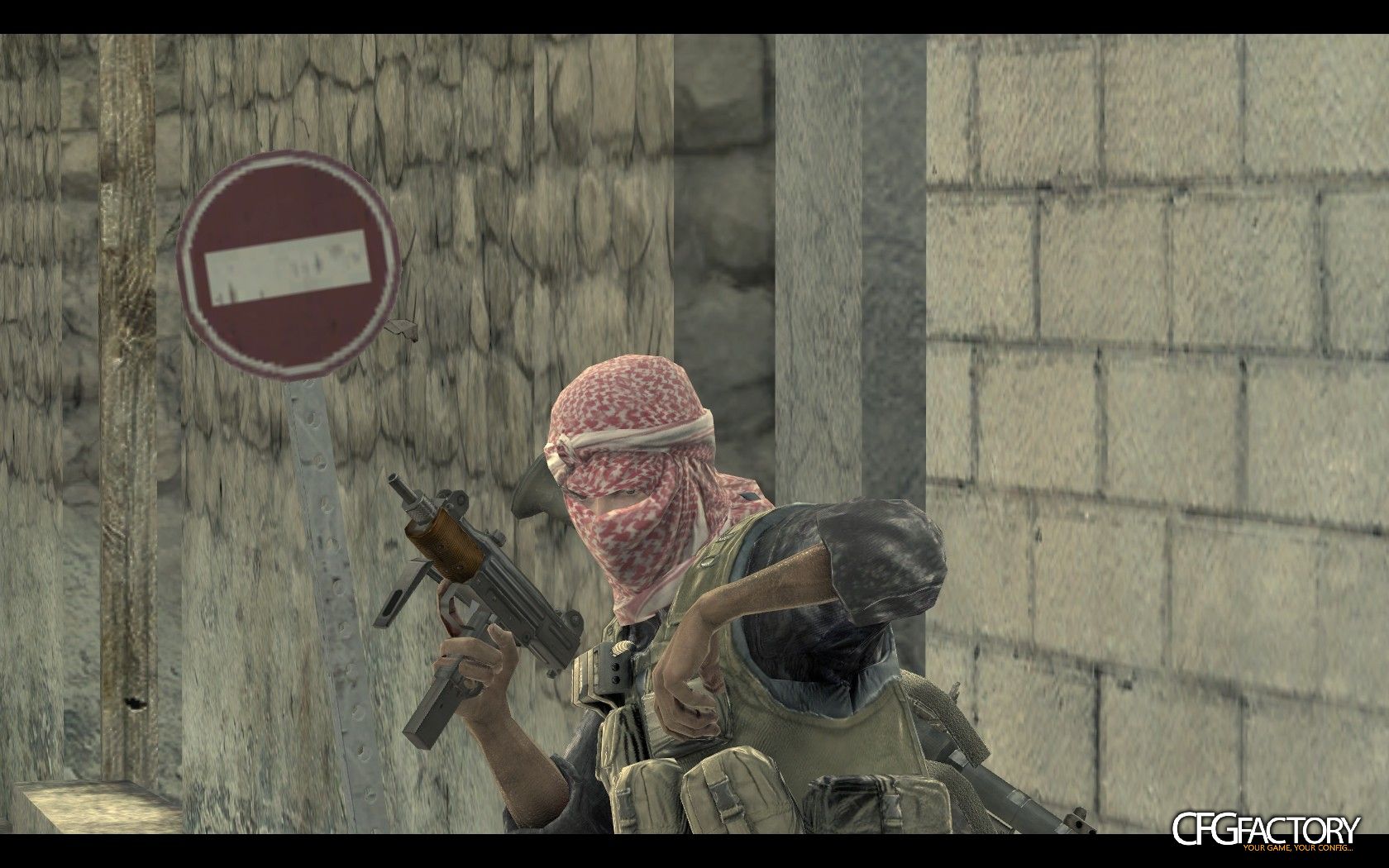 UZI with Wood Grip