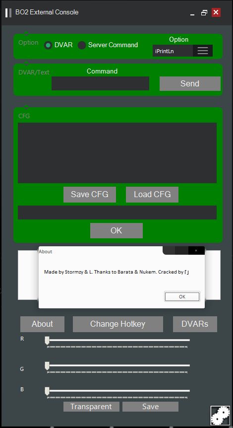 BO2 External Console v2.8
