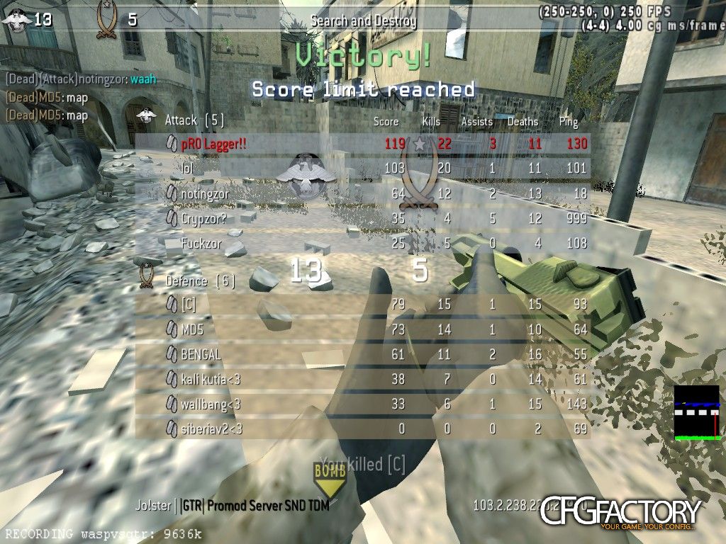 Gallowere Config/CFG
