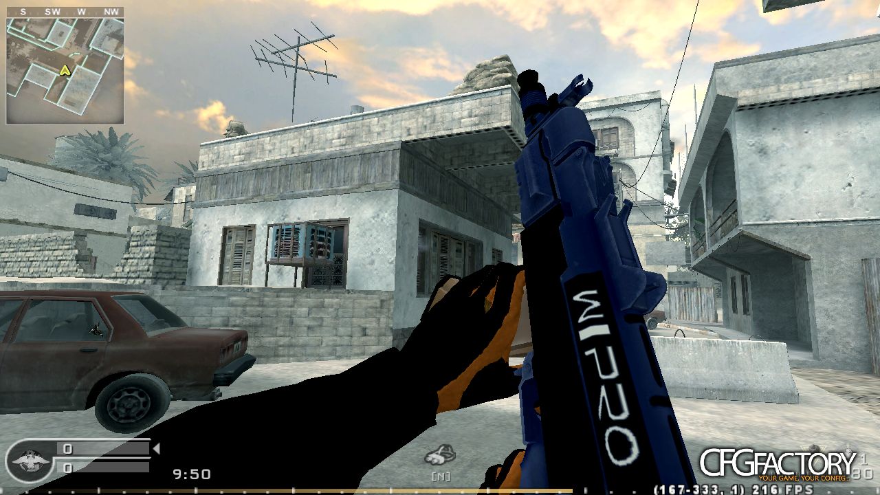 AK74u W|Pro' BLUE SKIN