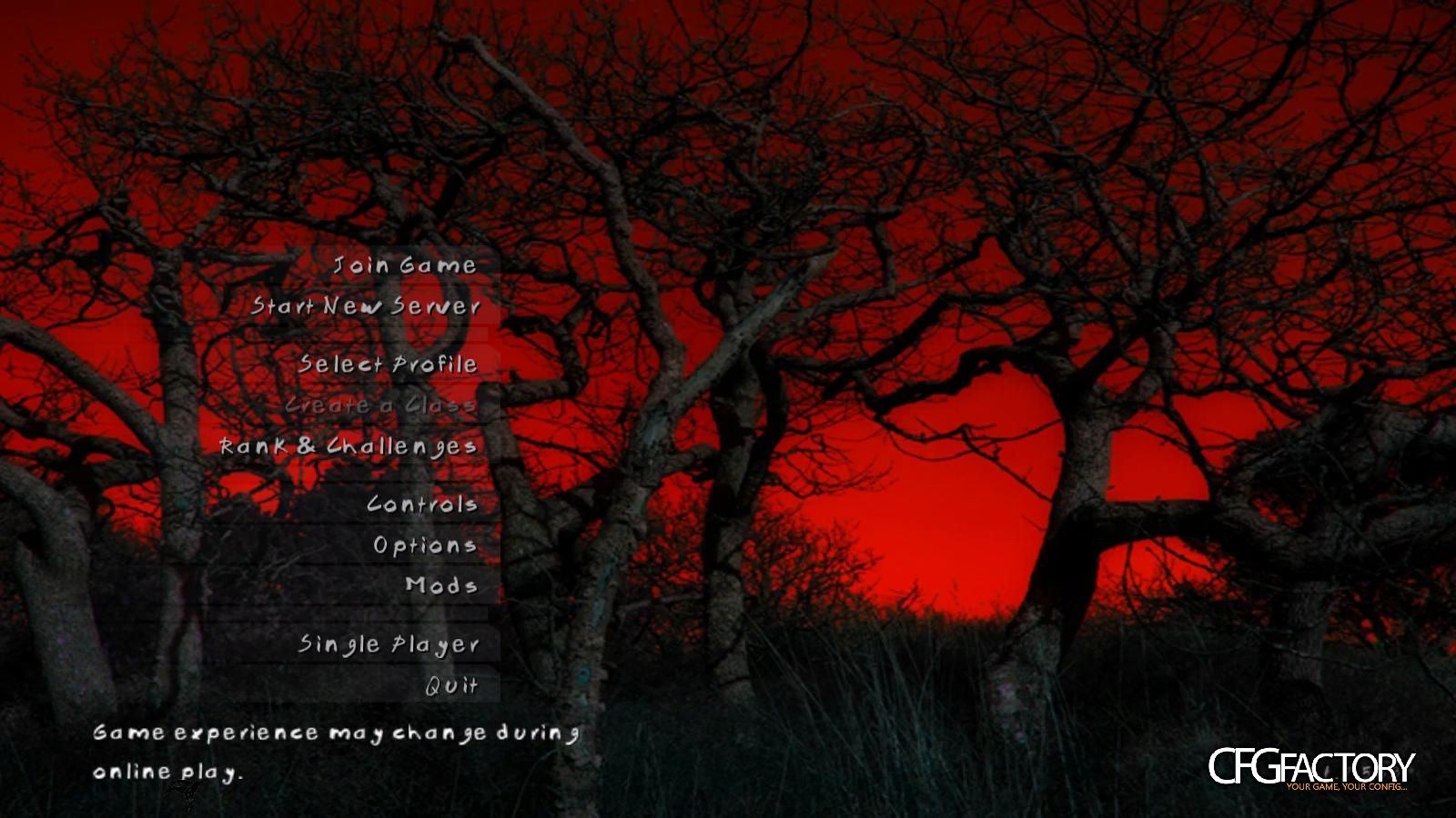 BloodySky Menu