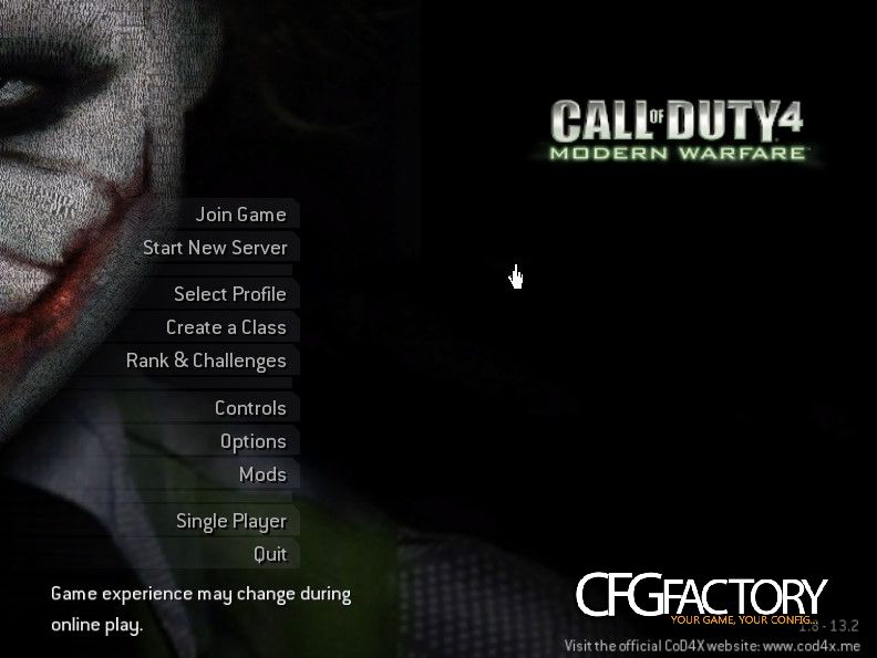 Joker's Menu Background