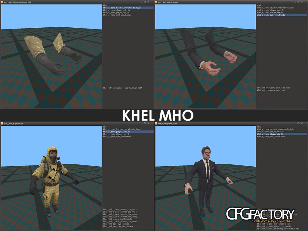 NUKETOWN Characters & Viewhands Model Pack by Khel