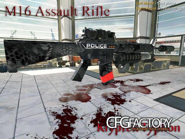Kryptek Typhon  M16 Assault Rifle