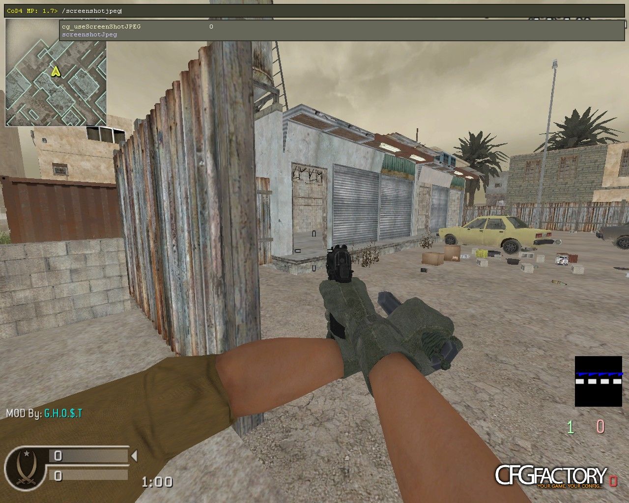 Tactical knife with beretta