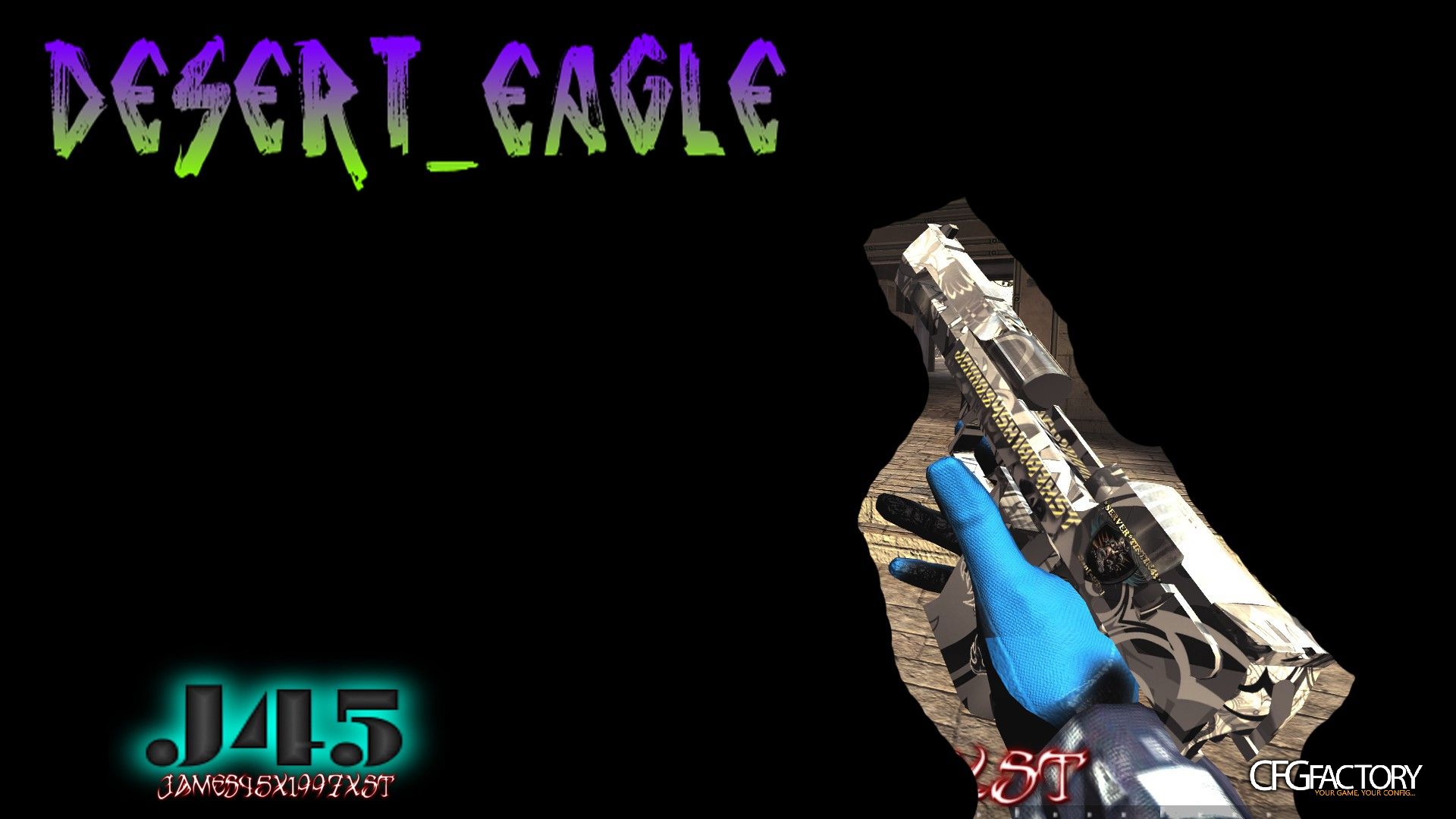 Desert_Eagle - Noir & Blanc