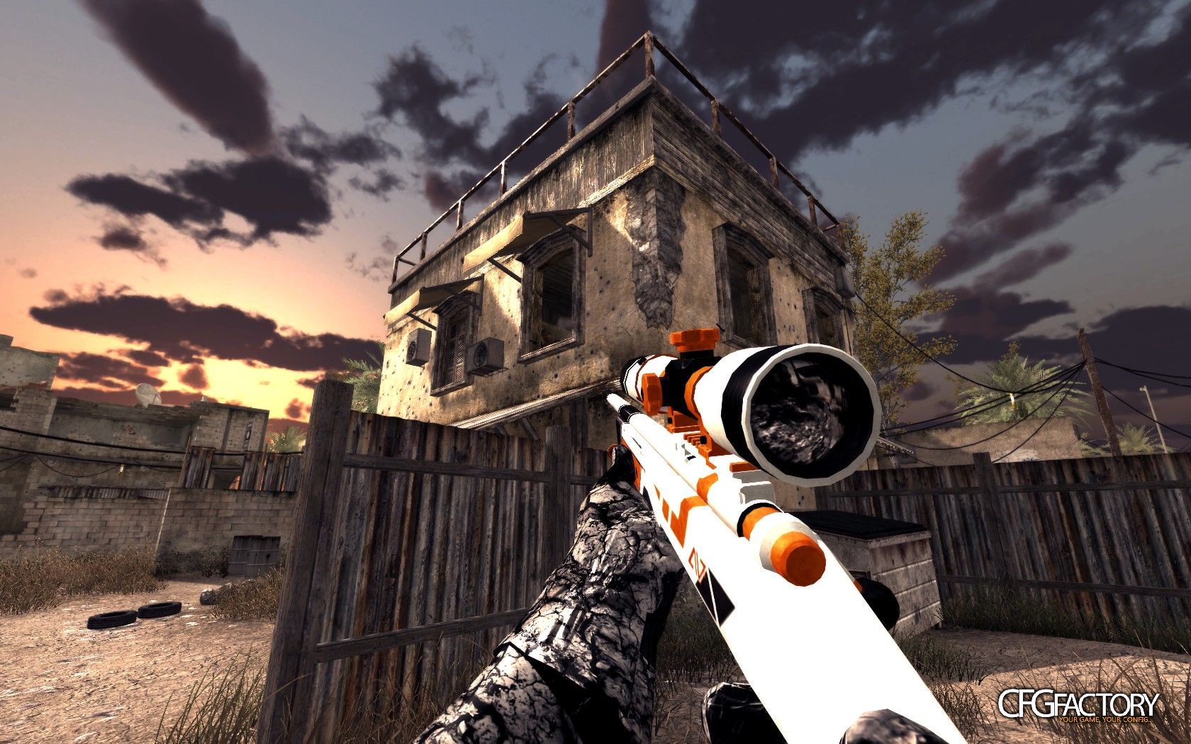 AWP Asiimov Skin for M40A3