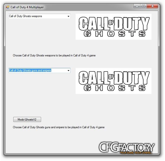Call of Duty 4 Mods, Ghosts V2 final patch