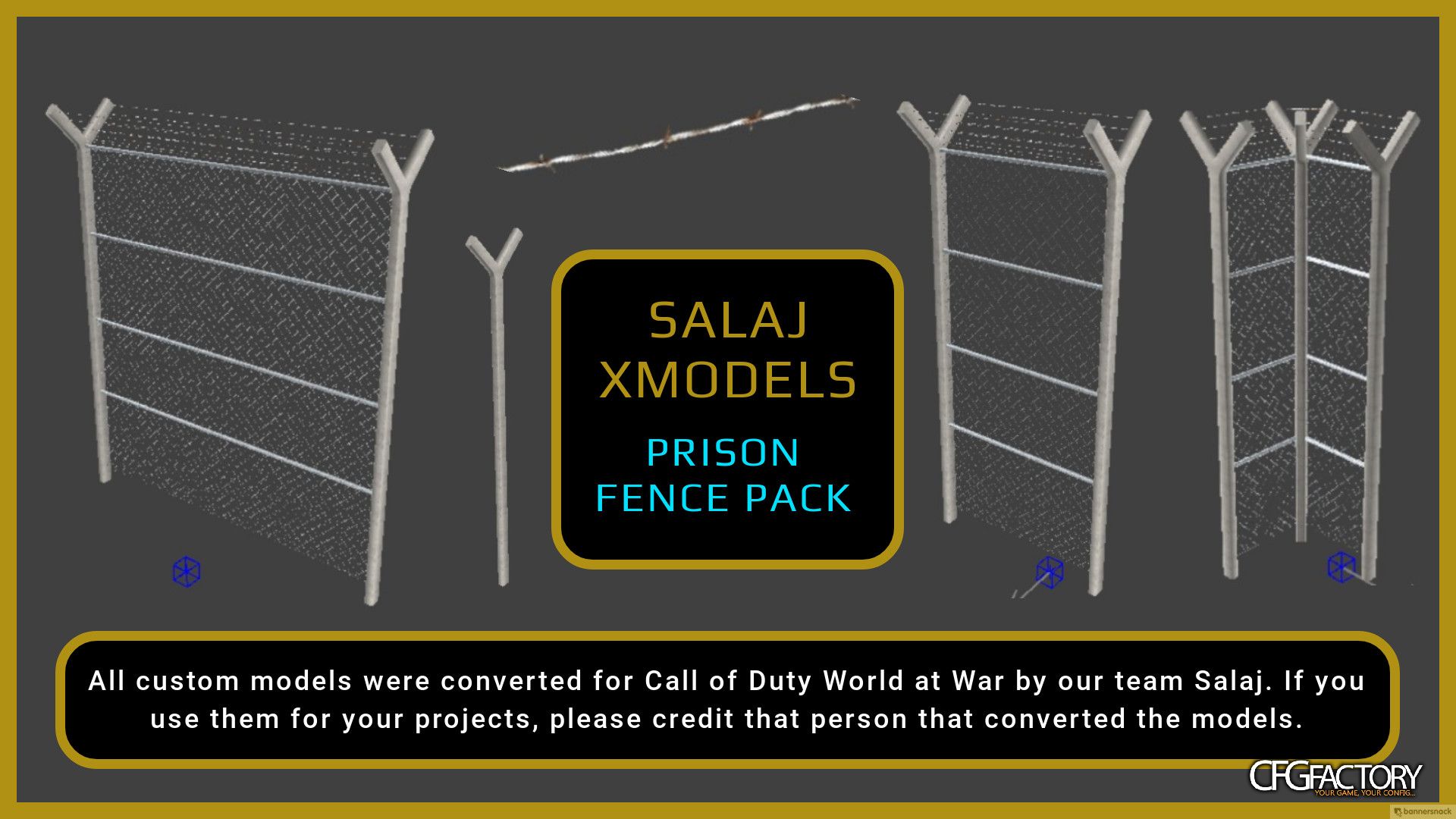 Salaj - Prison Fence Pack